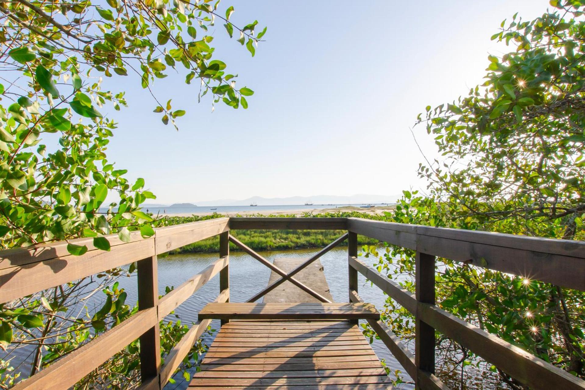 Apto Pe Na Areia Em Condominio Com Piscina N1298 Florianópolis Exterior foto